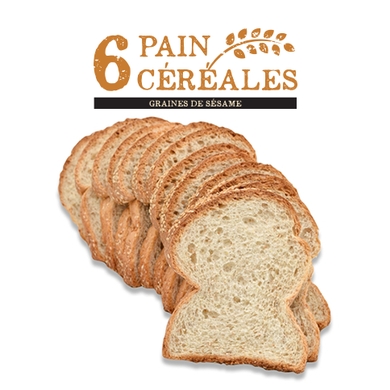 Pain 6 céréales sésame